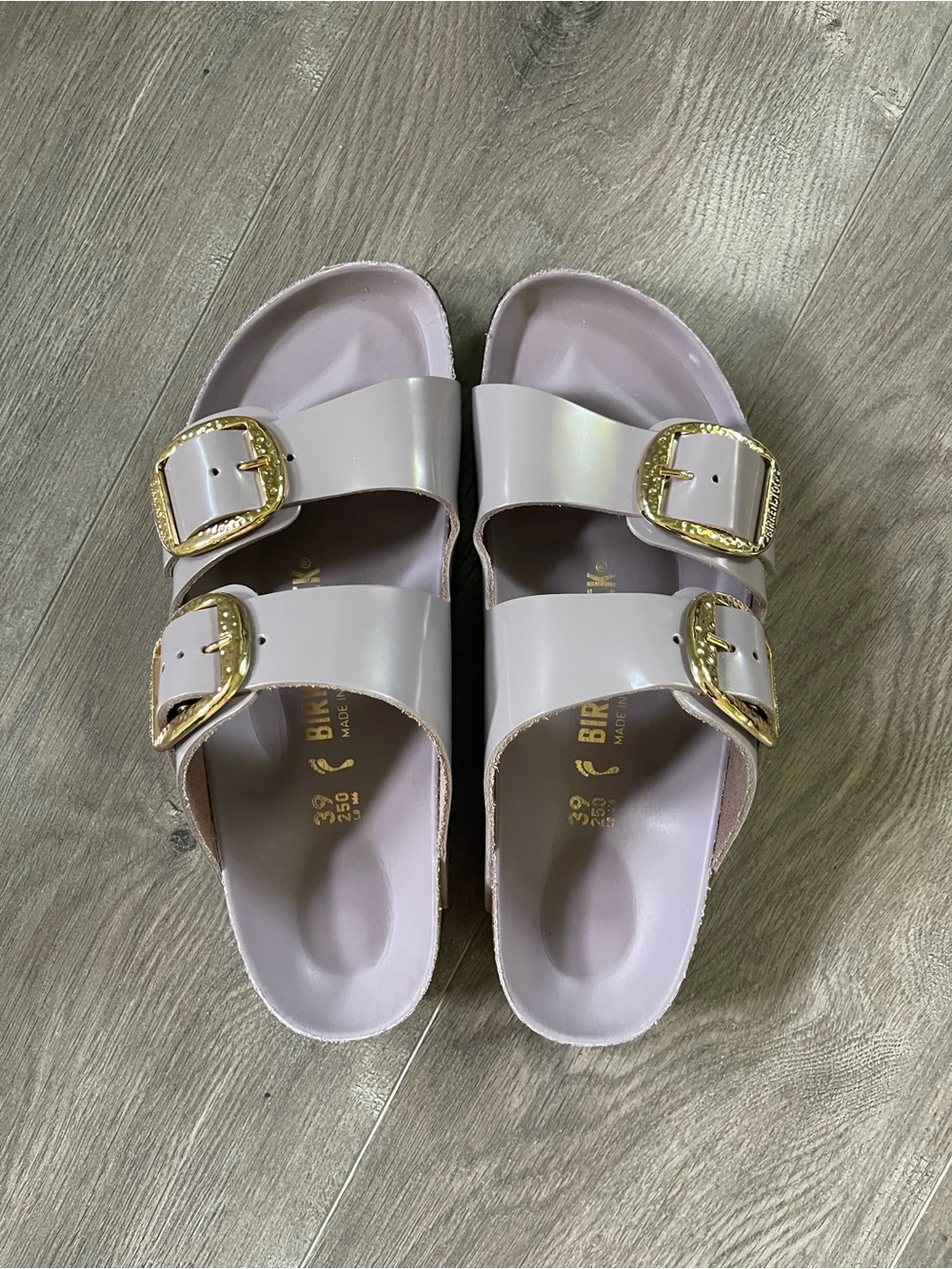 Birkenstock Arizona Hammered Big Buckle Sandals